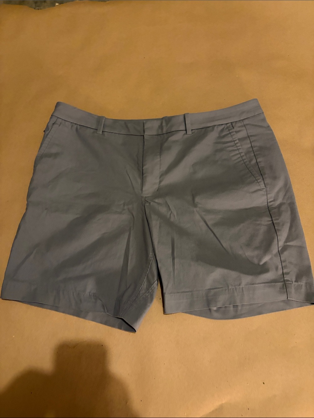 Kit and Ace Men's Slate Gray Flat-Front Shorts